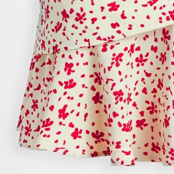 NWT: C/MEO COLLECTIVE Intersect Mini Dress Color: Citron Daisy - Picture 5 of 7